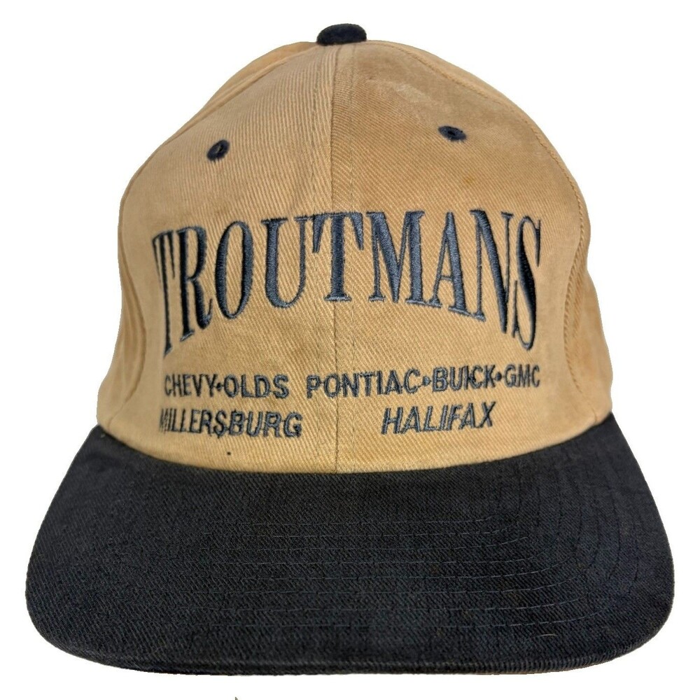 Troutmans Vintage Hat Cap Chevy Olds Pontiac Buick GMC Millersburg Halifax, PA
